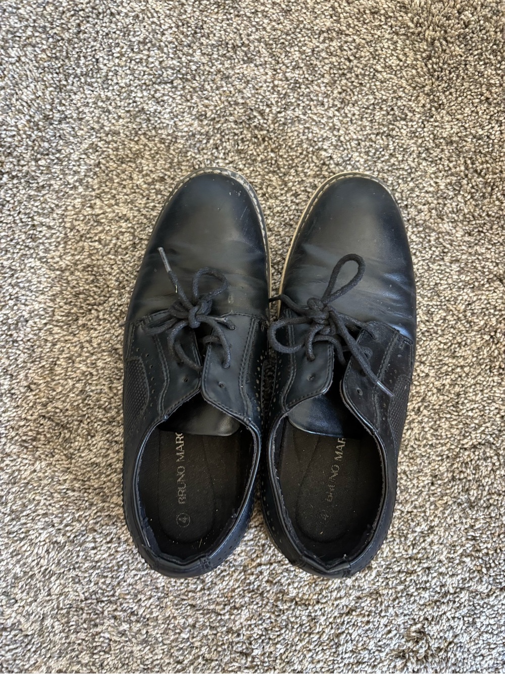 Kids Black Dress Shoes - Bruno Marc Style